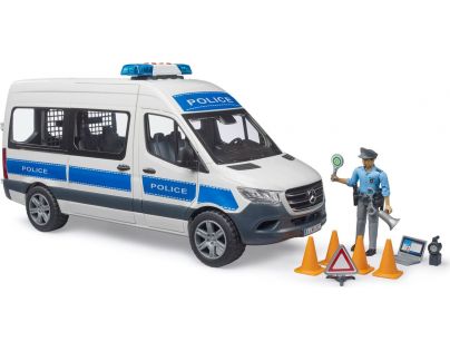 Bruder 02683 Mercedes-Benz Sprinter Policejní s houkačkou