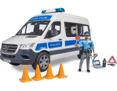 Bruder 02683 Mercedes-Benz Sprinter Policejní s houkačkou