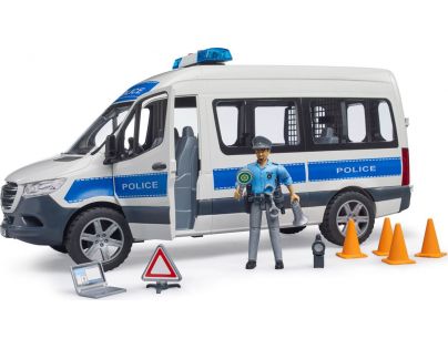 Bruder 02683 Mercedes-Benz Sprinter Policejní s houkačkou
