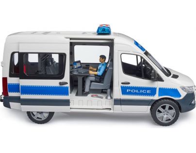 Bruder 02683 Mercedes-Benz Sprinter Policejní s houkačkou