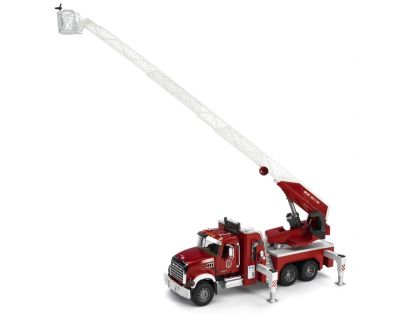 Bruder 02821 Nákladní auto Mack Granit Požární žebřík hasiči