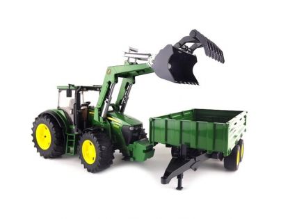 Bruder 03055 Traktor John Deere 7930 + vůz - Poškozený obal