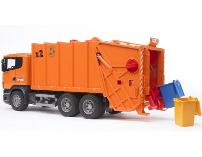 Bruder 03560 Popelář Nákladní auto Scania - Poškozený obal