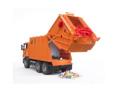 Bruder 03560 Popelář Nákladní auto Scania - Poškozený obal