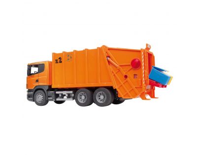 Bruder 03560 Popelář Nákladní auto Scania - Poškozený obal