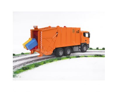 Bruder 03560 Popelář Nákladní auto Scania - Poškozený obal