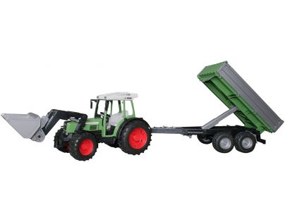 Bruder 1999 Traktor Fendt 209S s valníkem a lžicí