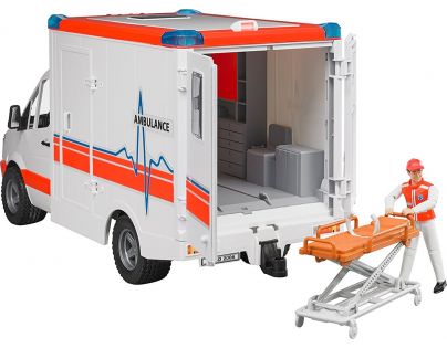 Bruder 2536 Mercedes Sprinter sanitka s řidičem 1:16