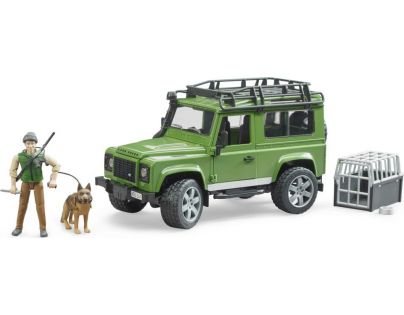 Bruder Land Rover lesník a pes s výstrojí 1:16