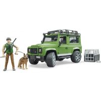 Bruder Land Rover lesník a pes s výstrojí 1:16 6