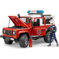 Bruder 2596 Land Rover Defender Hasičské zásahové s figurkou hasiče 2