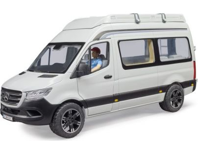 Bruder MB Sprinter Kemping s řidičem a příslušenstvím 1:16