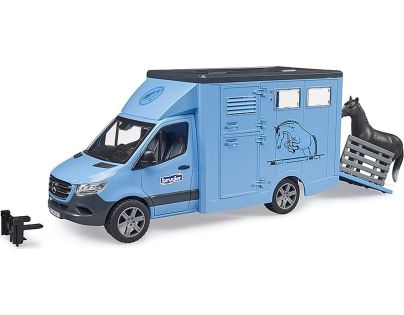 Bruder 2674 Mercedes Benz Sprinter přeprava koní 1:16 - Poškozený obal