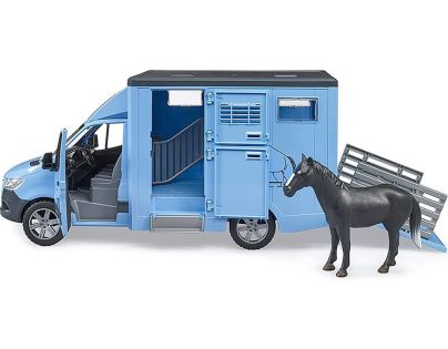 Bruder 2674 Mercedes Benz Sprinter přeprava koní 1:16 - Poškozený obal