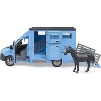 Bruder 2674 Mercedes Benz Sprinter přeprava koní 1:16 - Poškozený obal 2