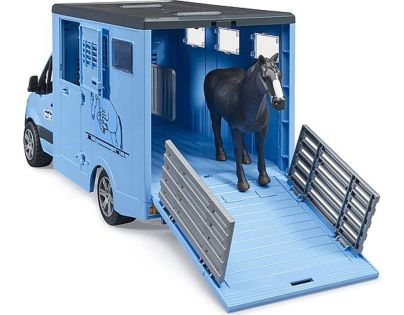 Bruder 2674 Mercedes Benz Sprinter přeprava koní 1:16 - Poškozený obal