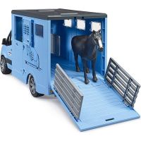 Bruder 2674 Mercedes Benz Sprinter přeprava koní 1:16 - Poškozený obal 5