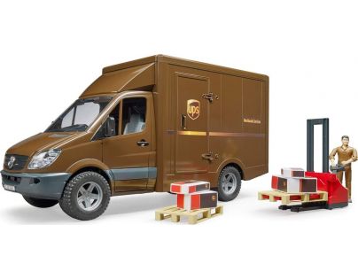 Bruder 2678 Mercedes Benz Sprinter UPS  s příslušenstvím 1:16