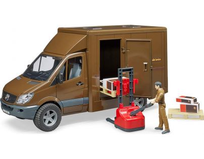 Bruder 2678 Mercedes Benz Sprinter UPS  s příslušenstvím 1:16