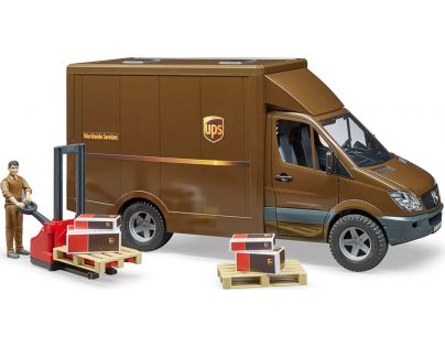 Bruder 2678 Mercedes Benz Sprinter UPS  s příslušenstvím 1:16