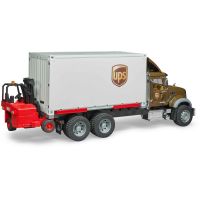 Bruder 2828 Mack Granite UPS logistik a vysokozdvihem 1:16 4