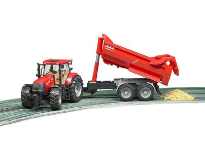 Bruder 3099 Traktor Case IH PUMA 230CVX s přívěsem