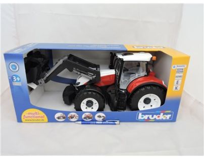 Bruder 3181 Traktor Steyr 6300 Terrus CVT s lžicí 1:16