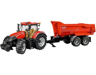 Bruder 3199 Traktor Case IH Optum 300 CVX s návěsem