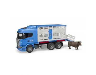 Bruder 3549 Scania R Přepravník skotu 1x skot 1:16