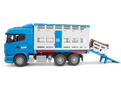 Bruder 3549 Scania R Přepravník skotu 1x skot 1:16