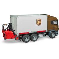 Bruder 3581 Scania R UPS logistik s vysokozdvihem 1:16 4
