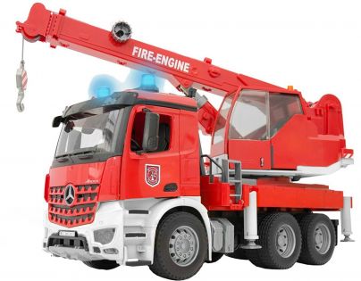 Bruder 3675 Mercedes Benz hasičský autojeřáb