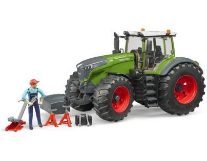 Bruder 4041 Traktor Fendt 1050 Vario s mechanikem a příslušenstvím - Poškozený obal