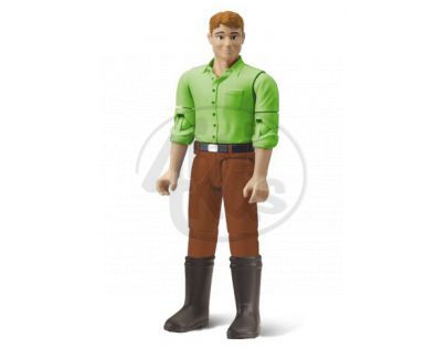 BRUDER 60010 Bworld - Figurka - muž, vysoké boty