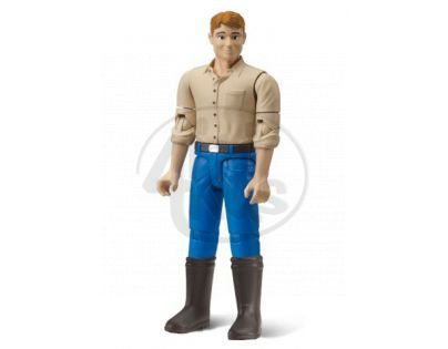 BRUDER 60010 Bworld - Figurka - muž, vysoké boty