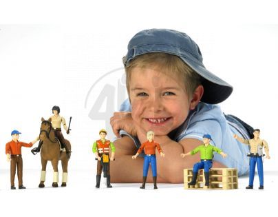 BRUDER 60010 Bworld - Figurka - muž, vysoké boty