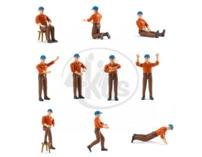 BRUDER 60010 Bworld - Figurka - muž, vysoké boty