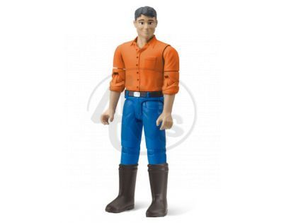 BRUDER 60011 Bworld - Figurka - muž, vysoké boty