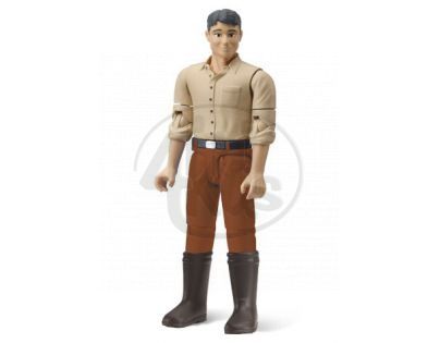 BRUDER 60011 Bworld - Figurka - muž, vysoké boty