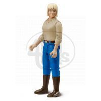 BRUDER 60401 Bworld - Figurka - žena, světlé vlasy 4