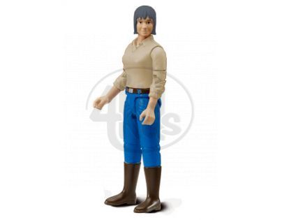 BRUDER 60402 Bworld - Figurka - žena, tmavé vlasy