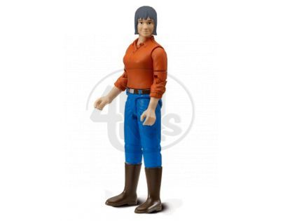 BRUDER 60402 Bworld - Figurka - žena, tmavé vlasy
