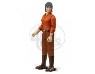 BRUDER 60402 Bworld - Figurka - žena, tmavé vlasy