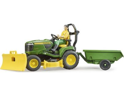 Bruder 62104 Zahradní traktůrek J.Deere s příslušenstvím a figurkou 1:16