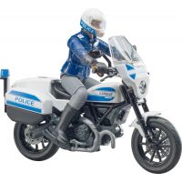 Bruder 62731 Policejní motorka Ducati s policistou 1:16 2