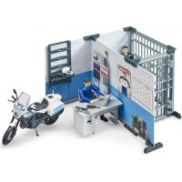 Bruder 62732 Policejní stanice s motorkou a figurkami - Poškozený obal 4