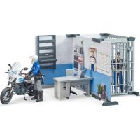 Bruder 62732 Policejní stanice s motorkou a figurkami - Poškozený obal 6
