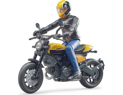 Bruder 63053 Motorka Ducati terénní s motorkářem 1:16