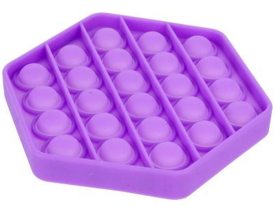 Bubble Pop It Praskající bubliny antistresová společenská hra fialová