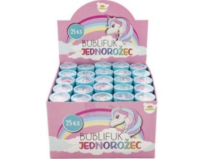 Bublifuk 50 ml jednorožec 11 cm